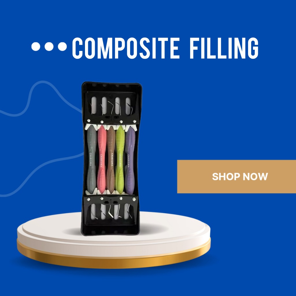 مواد و تجهیزات دندانپزشکی Composite Filling/ ست قلم کامپوزیت سیلیکونی کاریزما مدل LM 