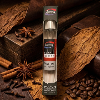 عطر جیبی کینبا مدل دانهیل قهوه‌ای