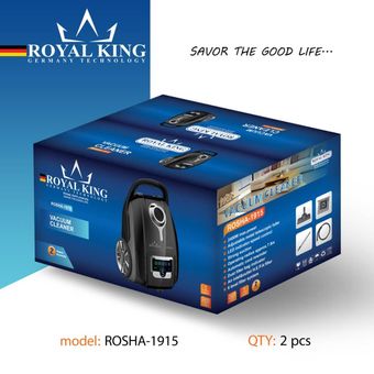 جارو برقی رویال کینگ مدل ROSHA1915 ظرفیت 2400 وات