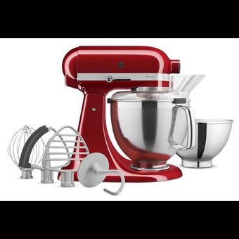 همزن کاسه دار کیچن اید آمریکا مدل 5KSM195PSBHI (همراه با کاسه اضافی سرامیکی و استیل اضافی)