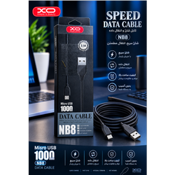 کابل شارژ و انتقال داده XO NB8 | رابط Micro USB | طول 1 متر