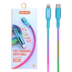 کابل تبدیل USB C به لایتنینگ Firstyou مدل C058