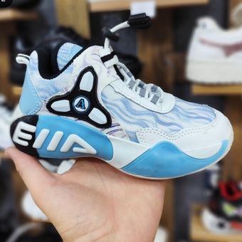 کفش ایلا بچه گانه زیپ لاینی رنگ آبی