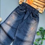 شلوار لی فول بگ دخترانه پسرانه سایز 50 تا 75