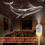 چراغ خواب و پروژکتور کهکشانی Starry Sky Projection Nightlight