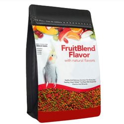 غذای پلت طوطیسانان زوپریم مدل میوه ای وزن 250 گرم