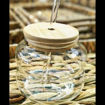 ماگ پیرکس نی دار درب بامبو