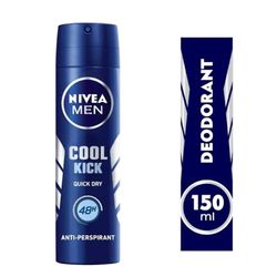 اسپری ضد تعریق مردانه نیوا مدل کول کیک 150 میل | Nivea Men Cool Kick Anti-perspirant Spray 150m