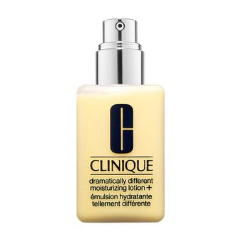 کرم آبرسان کلینیک زرد پمپی مدل Dramatically Different Moisturizing Lotion+ حجم 125 میلی لیتر مناسب پوست های خشک و خیلی خشک
