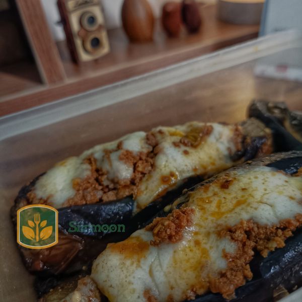 بادمجان شکم پر دو عددی