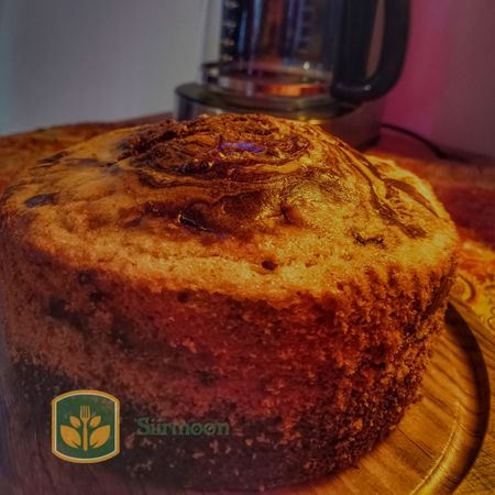 کیک دو رنگ شکلات دارچین(کامل)