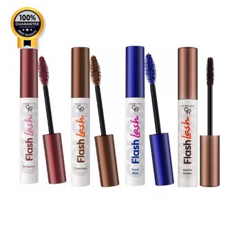 ریمل رنگی گلدن رز Golden rose اورجینال Flash Lash حجم دهنده و بلند کننده در رنگبندی