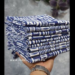 رومیزی پارچه پنبه ای 70*70 طرح ماهی