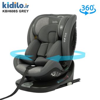 صندلی ماشین 360 درجه کیدیلو مدل Kidilo KBH608S - طوسی