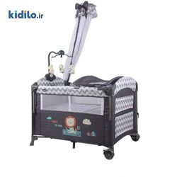تخت و پارک کول بیبی مدل Coolbaby 3909 - طوسی