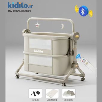 تخت و گهواره کیدیلو Bjj-668D - کرم روشن