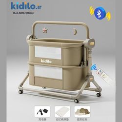 تخت و گهواره کیدیلو Bjj-668D - کرم تیره