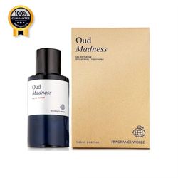 ادکلن عود مدنس فرگرانس ورد Fragrance World اورجینال مشابه رایحه عود ماراکوجا حجم 60 میل