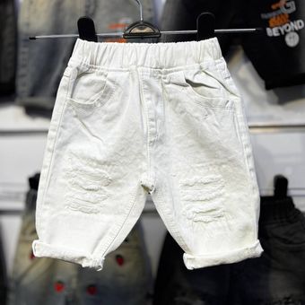 شلوارلی زاپدارمام سفید