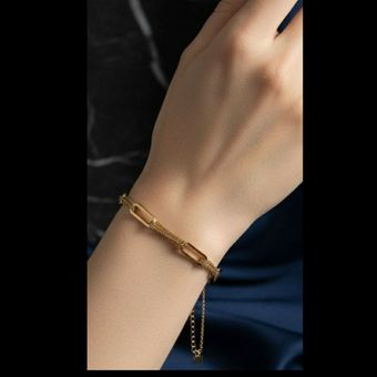 دستبند طرح بیضی مدل رولو