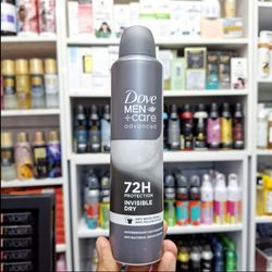 اسپری ضد تعریق مردانه داو(اورجینال انگلیسی) Invisible Dry 72 ساعته | دئودورانت مردانه داو من + کر بدون ایجاد لک سفید