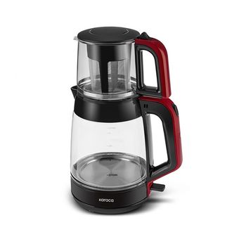 چای ساز روی هم کاراجا مدل Glass Tea XL