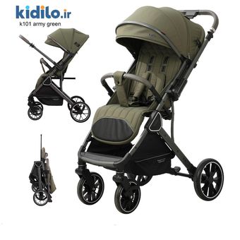 کالسکه چمدانی کیدیلو K101 - سبز