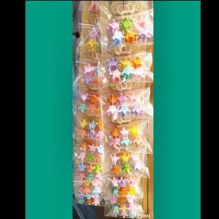 گیره مو بچگانه عمده هشت عددی 10پک کیلیپس مو شش عددی