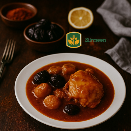 خورشت آلو با مرغ