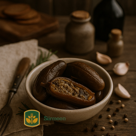 ترشی بادمجان شکم پر