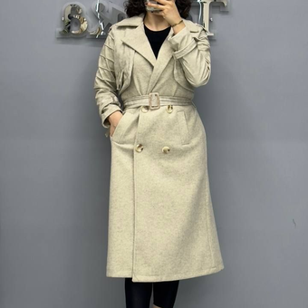 پالتو فوتر ترکیب با چرم