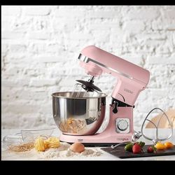 همزن کاسه ای حرفه ای کوک پلاس Quieck chef 1001 صورتی