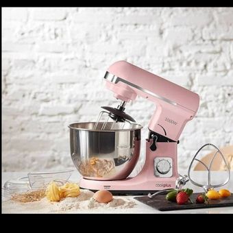 همزن کاسه ای حرفه ای کوک پلاس Quieck chef 1001 صورتی