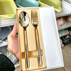 ست قاشق و چنگال یونیک مدل دونا 12 عددی استیل ضد زنگ