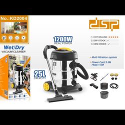 جارو سطلی dsp مدل 2004 بدنه تمام استیل 25 لیتر