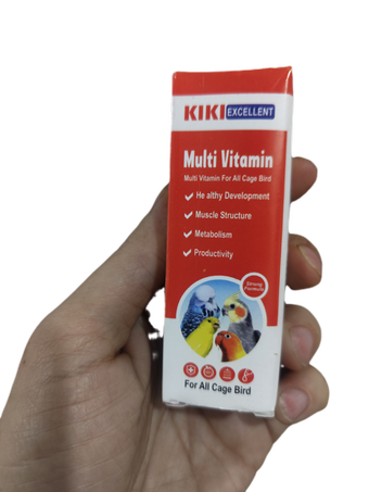 قطره مولتی ویتامین پرندگان کیکی KiKi ترکیه 25 میلی لیتر