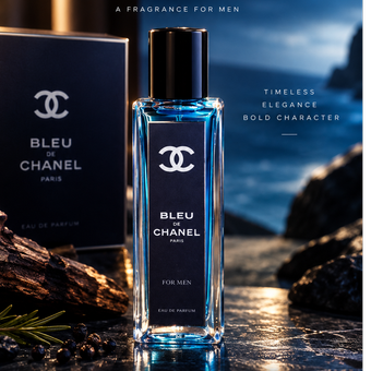 عطر جیبی مردانه الحمبرا مدل BLEU DE CHANEL با رایحه تند و خنک حجم 35 میلی لیتر