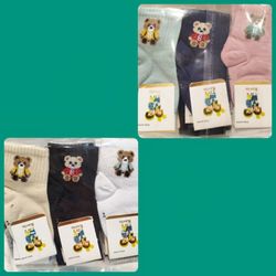جوراب بچگانه 12جفتی سایز دو