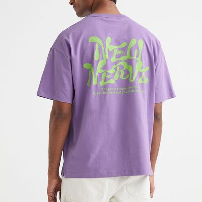 تیشرت اورجینال اوورسایز h&m