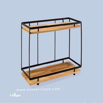 استندچوبی مستطیل دوطبقه یونیک 2927