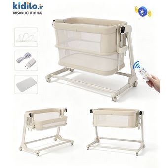 تخت و گهواره کیدیلو مدل KB508 - کرم روشن