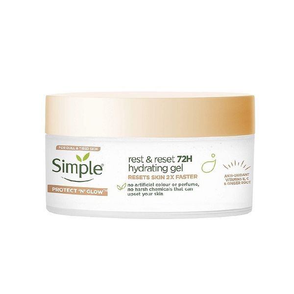 ژل آبرسان شب 72 ساعته سیمپل مدل رست اند ریست حجم 50 میل اصل انگلستان