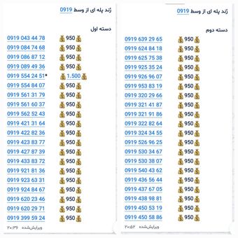 0919 اعتباری با قابلیت دائمی شدن