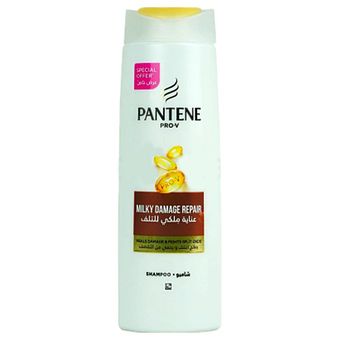 شامپو ترمیم کننده موهای آسیب دیده پنتن Pantene مدل Milky Damage Repair عربی حجم 400 میلی لیتر