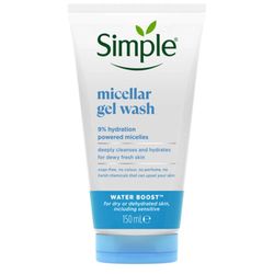 ژل شستشوی صورت سیمپل SIMPLE مدل Micellar Gel حجم 150 میلی لیتر