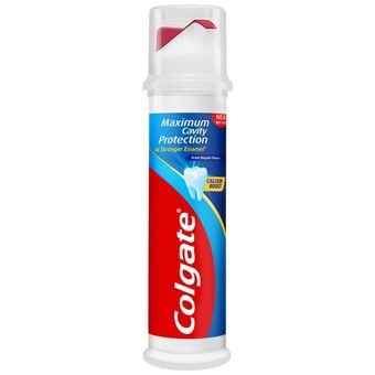 خمیر دندان کلگیت colgate مدل maximum cavity protect حاوی کلسیم 100 میلی لیتر