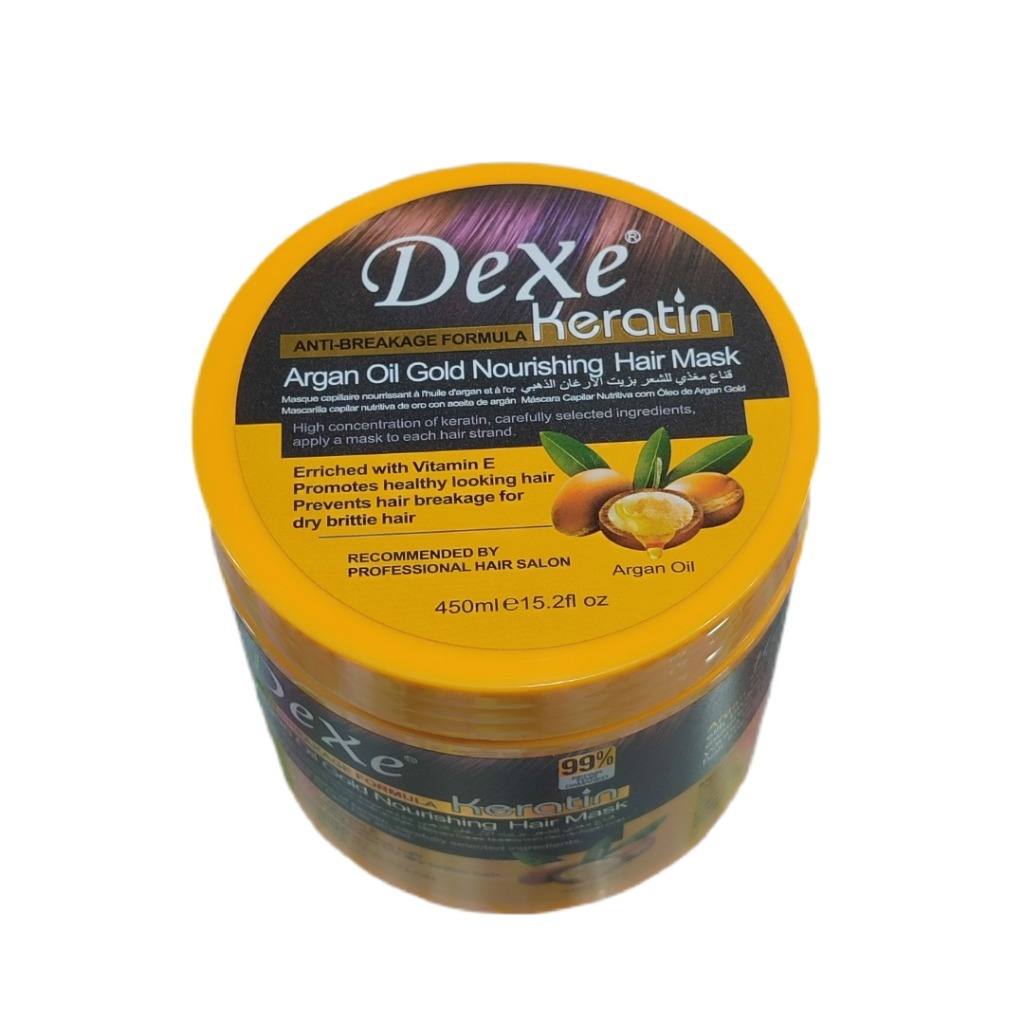 ماسک موی کراتین دکسی مدل argan oil حجم 450 میلی لیتر