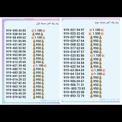 سیم کارت 0919 رند پله اخر