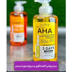 فوم شستشوی صورت LANSYADE AHA حجم 150 میلیلیتر با براش