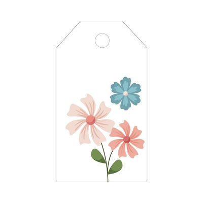 اتیکت گلی بسته 60 عددی